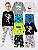 KIT 4 PIJAMAS MANGA LONGA INFANTIL MENINO INVERNO (ESTAMPAS SORTIDAS) - Imagem 1