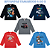 KIT 5 CAMISETAS MANGA LONGA INFANTIL MENINO INVERNO (ESTAMPAS SORTIDAS) - Imagem 4