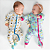 KIT 5 MACACÃO BEBE MENINO COM ABERTURA DE ZIPER MANGA LONGA (ESTAMPAS SORTIDAS) - Imagem 2
