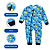 KIT 5 MACACÃO BEBE MENINO COM ABERTURA DE ZIPER MANGA LONGA (ESTAMPAS SORTIDAS) - Imagem 5