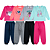 KIT 4 CONJUNTO MOLETOM INFANTIL GOLA CARECA MENINA INVERNO (ESTAMPAS SORTIDAS) - Imagem 1