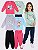 KIT 4 CONJUNTO MOLETOM INFANTIL GOLA CARECA MENINA INVERNO (ESTAMPAS SORTIDAS) - Imagem 1