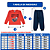 KIT 5 CONJUNTO MOLETOM INFANTIL MENINO GOLA CARECA INVERNO (ESTAMPAS SORTIDAS) - Imagem 5