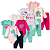 KIT 12 PEÇAS BODY ROUPA DE BEBE MENINO E MENINA MIJÃO ALGODÃO (ESTAMPAS SORTIDAS) - Imagem 7