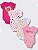 KIT 4 PEÇAS BODY ROUPA DE BEBE MENINO E MENINA MIJÃO ALGODÃO (ESTAMPAS SORTIDAS) - Imagem 2