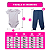 KIT 4 PEÇAS BODY ROUPA DE BEBE MENINO E MENINA MIJÃO ALGODÃO (ESTAMPAS SORTIDAS) - Imagem 3