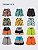Kit 4 Shorts Infantil Juvenil Menino Bermuda Verão (ESTAMPAS SORTIDAS) - Imagem 3