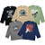 KIT 5 CAMISETAS MANGA LONGA JUVENIL MENINO (ESTAMPAS SORTIDAS) - Imagem 1