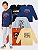 KIT 5 CAMISETAS MANGA LONGA JUVENIL MENINO (ESTAMPAS SORTIDAS) - Imagem 1
