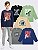KIT 5 CAMISETAS MANGA LONGA JUVENIL MENINO (ESTAMPAS SORTIDAS) - Imagem 1