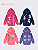 KIT 3 JAQUETA MOLETOM INFANTIL JUVENIL MENINA ZIPER (ESTAMPAS SORTIDAS) - Imagem 3