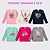 KIT 5 CAMISETAS MANGA LONGA INFANTIL MENINA INVERNO ATACADO (ESTAMPAS SORTIDAS) - Imagem 4