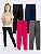 KIT 4 CALÇA LEGGING INFANTIL JUVENIL MENINA PELUCIADA SUPLEX (CORES SORTIDAS) - Imagem 1