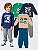 KIT 3 CONJUNTO MOLETOM INFANTIL MENINO (ESTAMPAS SORTIDAS) - Imagem 1