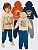 KIT 3 CONJUNTOS MOLETOM CAPUZ ROUPA INFANTIL MENINO (ESTAMPAS SORTIDAS) - Imagem 1
