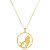 Colar Personalizado Mufasa E Simba Rei Leão  Folheado Em Ouro 18k - Imagem 1