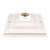 Plafonier Plafon Quadrado Sobrepor Luminária Branco Bocal Soquete Porcelana E27 Branco Elite PVC Resistente - Imagem 3
