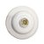 Kit 10 un. Plafonier Redondo Lombada Sobrepor Luminária Branco Bocal Soquete Porcelana E27 Branco Elite PVC Resistent - Imagem 1