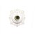 Kit 10 un. Plafonier Redondo Decorativo Sobrepor Luminária Branco Bocal Soquete Porcelana E27 Branco Elite PVC Resistent - Imagem 1