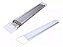 Luminária led Elegance 32w com Driver Integrado Linear Sobrepor Bivolt 2900 lumens 6500k Branco Frio - 1 Ano Garantia - Imagem 2