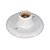 Plafonier Plafon Branco Bocal Porcelana E27 100W Redondo Rad (1 Ano Garantia)Plafonier Plafon Branco Bocal Porcelana E27 - Imagem 2