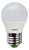 Lâmpada bolinha LED 4W Bulbo Avant Bivolt Econômica 3000K Branco Quente E27 Abajur, Camarim, Penteadeira (1 Ano de garan - Imagem 2