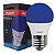 Lâmpada bolinha LED 4W Azul Bulbo Avant Bivolt Econômica E27 Abajur, Camarim, Penteadeira (1 Ano de garantia) - Imagem 1
