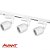 Trilho Elegance Branco com 3 Spots 1mt Avant 7w 630 lumens 900 Candelas 6500k Bivolt - 1 Ano Garantia - Imagem 5