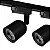 Trilho Elegance Preto com 3 Spots 1mt Avant 7w 630 lumens 900 Candelas 6500k Bivolt 1 Ano Garantia - Imagem 3