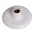 Plafon Simples Sobrepor Luminária Liso Branco Bocal Soquete Porcelana E27 Branco Radial PVC Resistente - Imagem 4