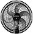 Ventilador de Mesa 40cm Mondial 220V Maxi Power V-40 6 Pás 3 Velocidades Preto - 1 Ano Garantia - Imagem 2