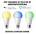 Lâmpada Inteligente led Bulbo 10w Bivolt Smart Color Elgin 803 Lumens Wifi Compatível Amazon Alexa e Google Home - Imagem 3