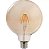 Lâmpada led Retrô Filamento Globo G125 4W Bivolt Âmbar 360lm E27 2200K - 1 Ano de Garantia - Imagem 5