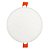 Painel Plafon Led Borda Infinita Redondo 24w 17x17 Bivolt Avant Flat 4000K Branco Neutro 2400lm - 2 Anos de Garantia - Imagem 5