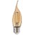 Lâmpada Vela Chama led Retrô Filamento 4w Dimerizável 220V 320lm 2200K Âmbar Avant E27 Vintage - 1 Ano de Garantia - Imagem 2