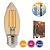 Lâmpada Vela led Retrô Filamento 2w 180lm 2200K Âmbar Bivolt Avant E27 Vintage - 1 Ano de Garantia - Imagem 1