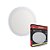 Painel led Sobrepor Redondo Luminária Teto Plafon Pop Avant Bivolt 24w 28x28cm 1680lm 4000k Branco Neutro 1 Ano Garantia - Imagem 1