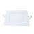 Painel led Embutir Quadrado Luminária Teto Plafon Pop Avant Bivolt 6w 12x12cm 360lm 6500k Branco Frio - 1 Ano Garantia - Imagem 5