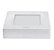 Painel led Sobrepor Quadrado Luminária Teto Plafon Pop Avant Bivolt 6w 12x12cm 360lm 6500k Branco Frio - 1 Ano Garantia - Imagem 3