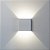 Arandela led integrado Elegance Due 3000k Externa Avant 3w Bivolt Branca IP65 Resistente a poeira e chuva 1 Ano Garantia - Imagem 3