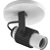 Spot Aletado Simples Tipo Trilho Eletrificado Sobrepor Tubinho E-27 Branco Luminária Articulado Decoração Teto/ Parede - Imagem 3