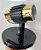 Spot Aletado Simples  Tipo Trilho Eletrificado Sobrepor Tubinho E-27 Dourado Luminária Articulado Decoração Teto/ Parede - Imagem 4
