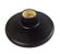 Plafon Simples Sobrepor Preto Luminária Liso Bocal Soquete Porcelana E27 Radial PVC Resistente - Imagem 2