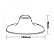 Plafon Simples Sobrepor Preto Luminária Liso Bocal Soquete Porcelana E27 Radial PVC Resistente - Imagem 4