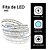Fita led 240 leds 2835 5M 12V Branco Frio 6500K 24W/Metro Para perfil, sanca, tabica, espelhos, cortineiro, móveis.. - Imagem 6