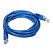 Cabo De Rede Azul 10mt para Internet / Computador com Conector Rj45 Crimpado Cat5E Cabo Patch Cord CFTV 4 pares - Imagem 1
