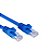 Cabo De Rede Azul 10mt para Internet / Computador com Conector Rj45 Crimpado Cat5E Cabo Patch Cord CFTV 4 pares - Imagem 2