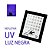 Refletor Led Slim 50W Luz Negra UV Efeito Neon Holofote Bivolt 4100 Lumens IP67 Externo Resistente a Água e Poeira - Imagem 1