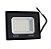 Refletor Led Slim 50W Branco Quente Holofote Bivolt 4500 Lumens 3000k Resistente a Água e Poeira IP67 Externo - Imagem 1