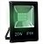 Refletor Led 20W Verde 1800 lumens Micro SMD Exterior Holofote IP66 A prova de Água e Poeira - Imagem 1
